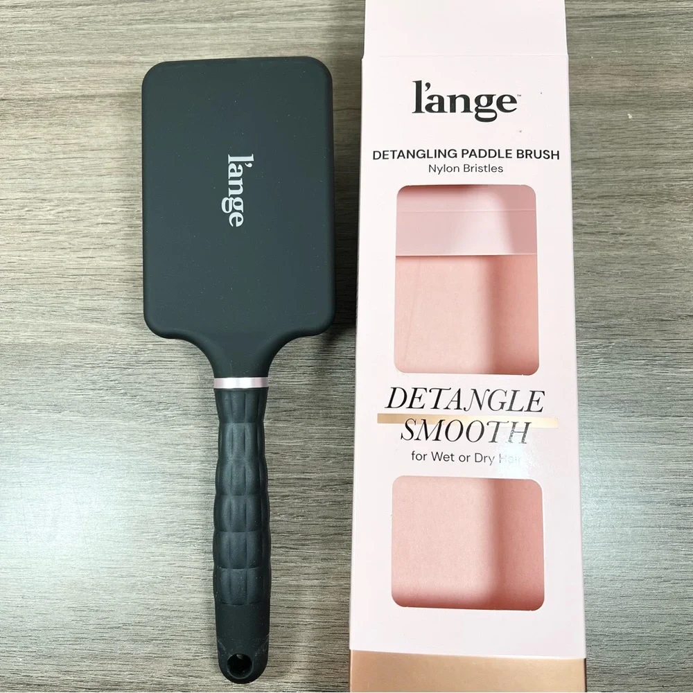 L’ange Black Detangling Paddle Brush